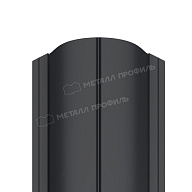 Штакетник металлический МЕТАЛЛ ПРОФИЛЬ ELLIPSE-O 19х126 (PURMAN-20-7024-0.5)